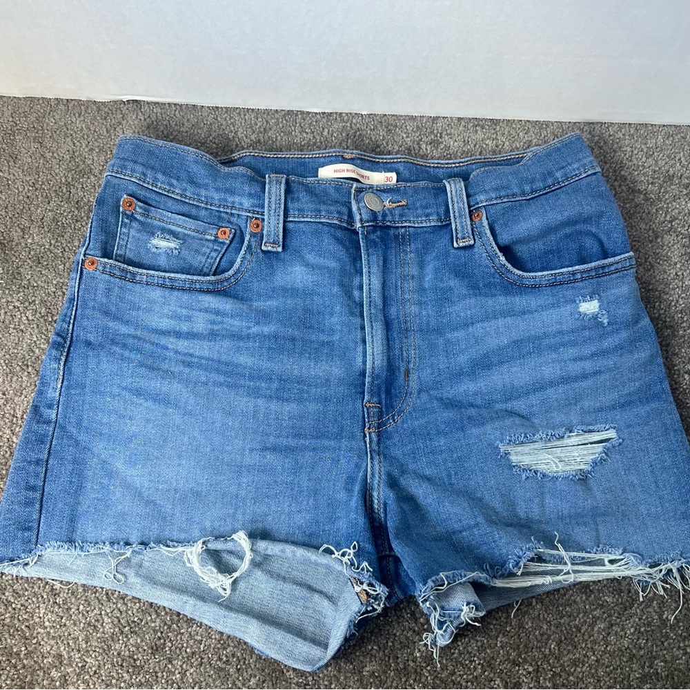Levi's Blue Jean Shorts for Women